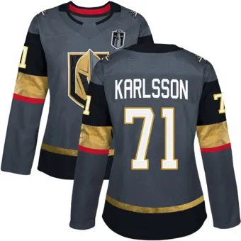 Women's William Karlsson Vegas Golden Knights Home 2026 Stanley Cup Final Jersey - Gray Authentic